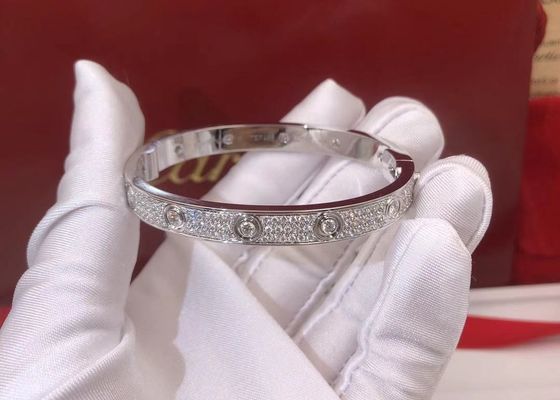 18K ouro minimalista bonito Diamond Bracelet For Girlfriend