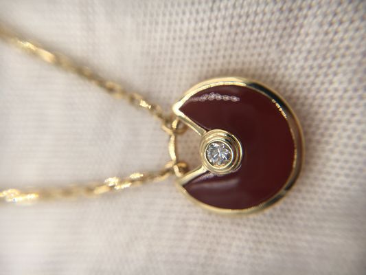 Modelo Pink Gold Cartier Amulette De Cartier Necklace For Wedding de Xs